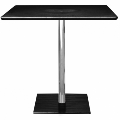 SQAURE DINING TABLE 75X75 CM.PLASTIC BASE