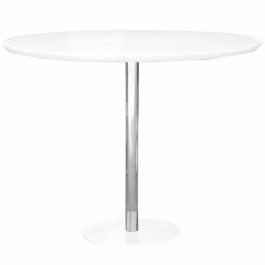 ROUND DINING TABLE DIA.90 CM.PLASTIC BASE