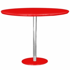 ROUND DINING TABLE DIA.90 CM.PLASTIC BASE