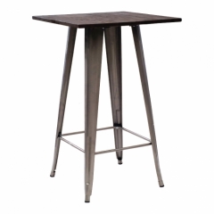 SQUARE BAR TABLE 60X60CM.